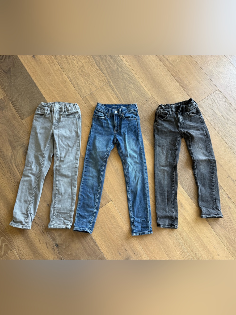 Set of 3 Old Navy Karate Skinny Denim Jeans - size 7 slim